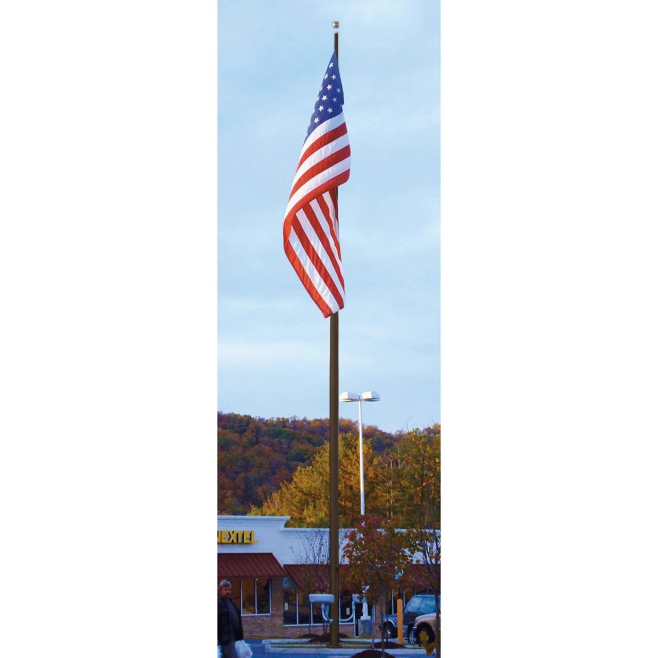 Continental Series 25ft Commercial Flagpole - .125in Wall Thickness - 4in Butt Diameter - Image 7