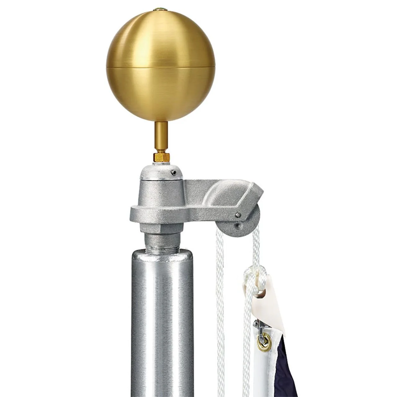 Continental Series 25ft Commercial Flagpole - .125in Wall Thickness - 5in Butt Diameter - Image 2