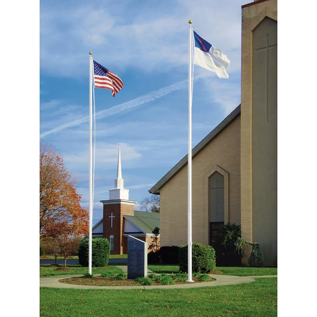 Estate Series 20ft Commercial Flagpole - .188in Wall Thickness - 5in Butt Diameter - Image 5