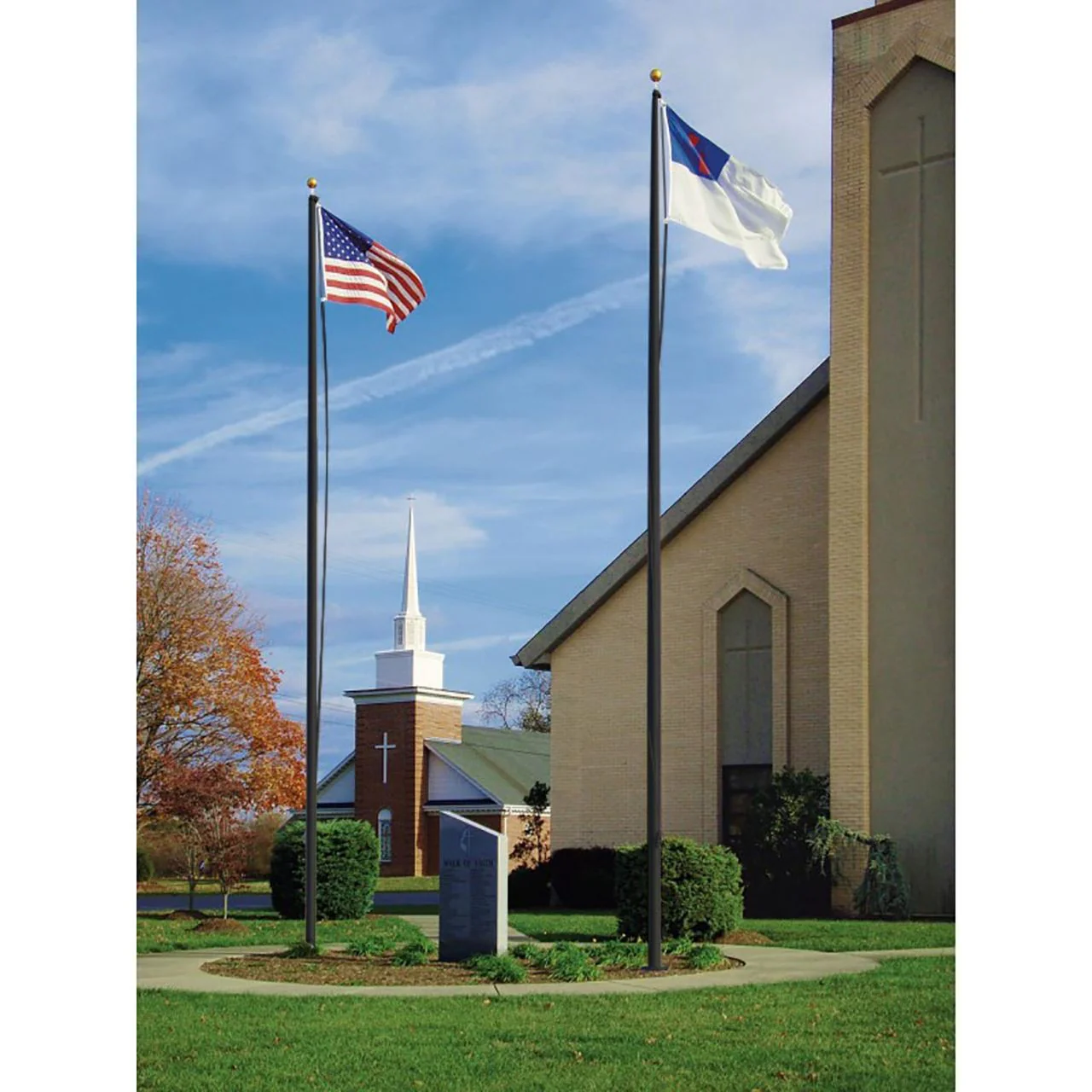 Estate Series 20ft Commercial Flagpole - .188in Wall Thickness - 5in Butt Diameter - Image 6