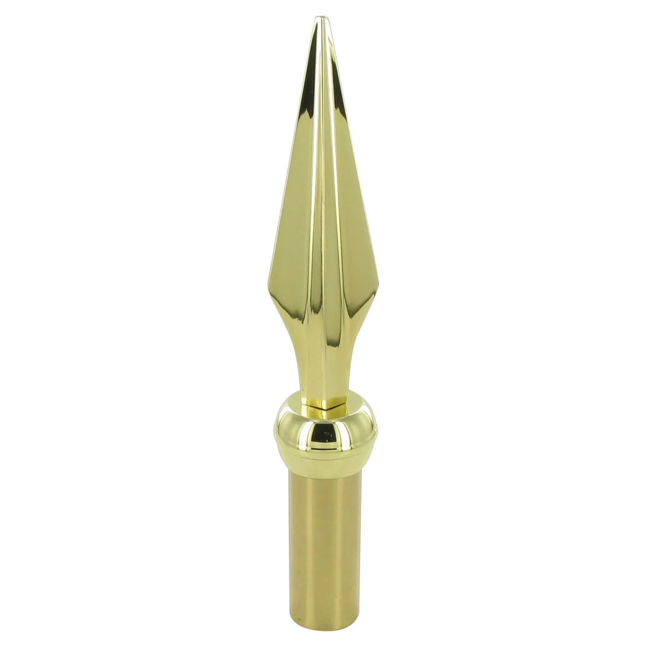 Flat Gold Metal Spear