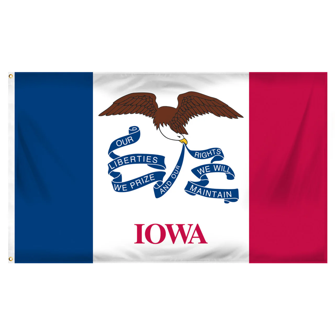 Iowa 4ft x 6ft Spun Heavy Duty Polyester Flag