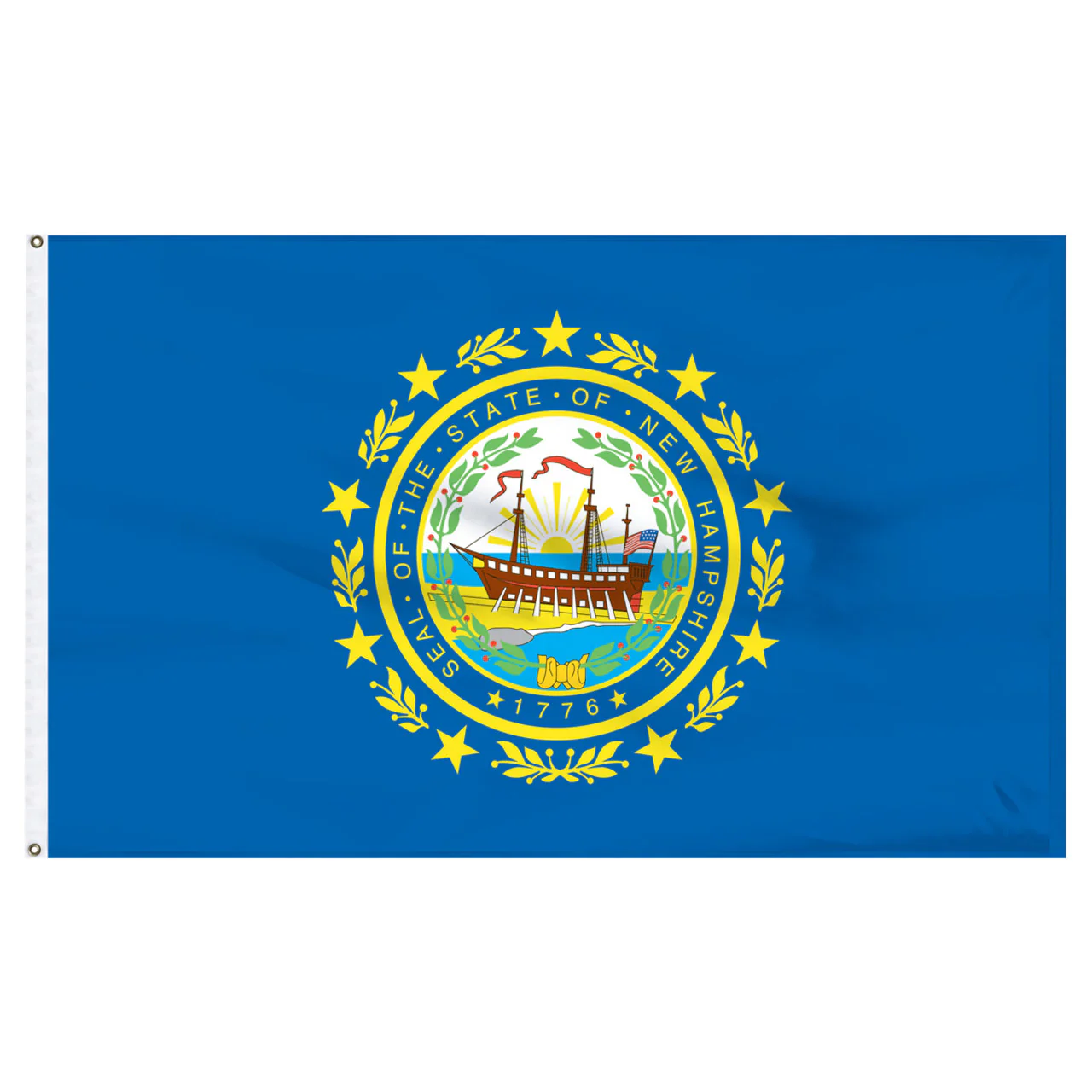 New Hampshire Flag 5 x 8 Feet Nylon