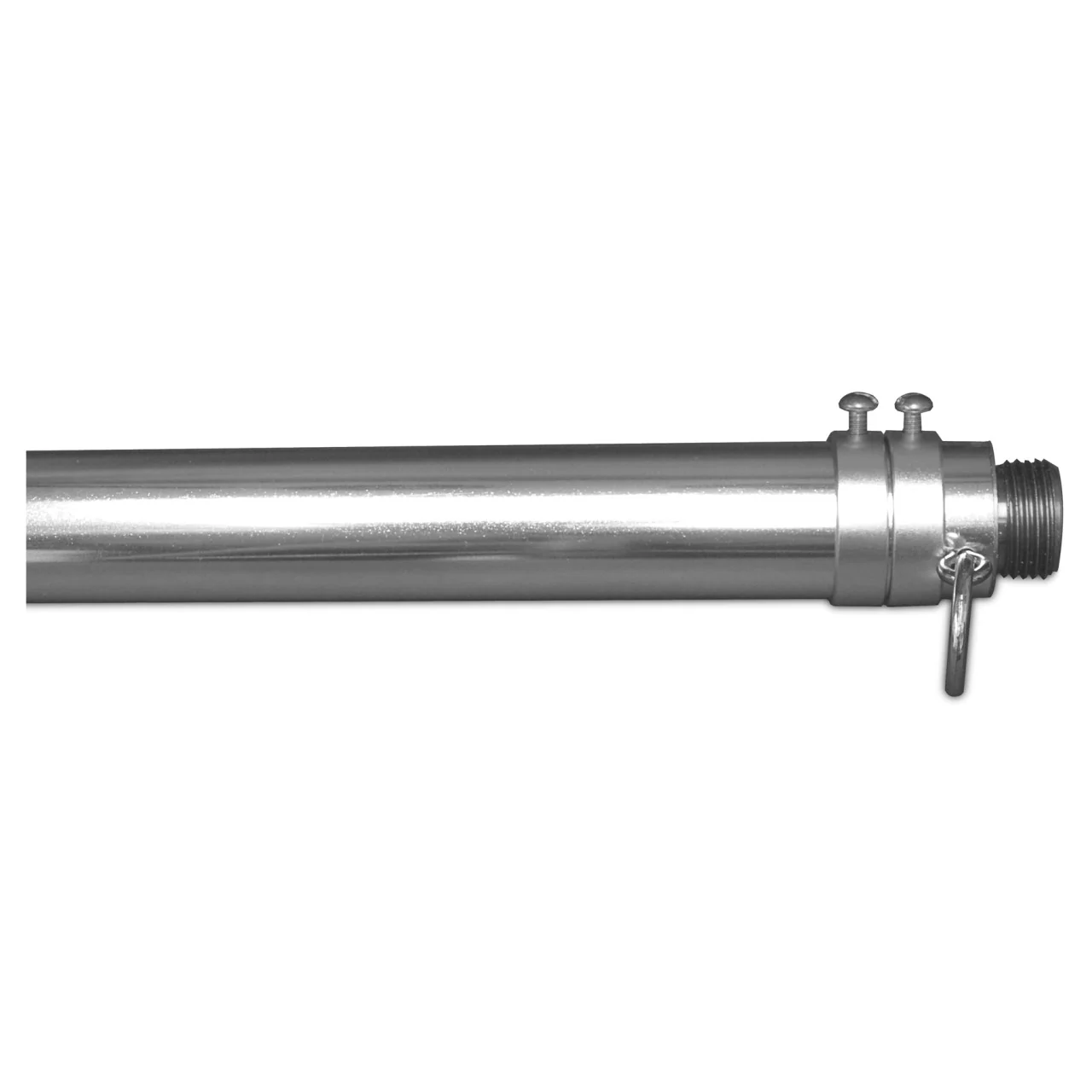 Super Tough Silver Indoor 8ft. Flagpole Kit with Army Spear - No Flag - Image 4