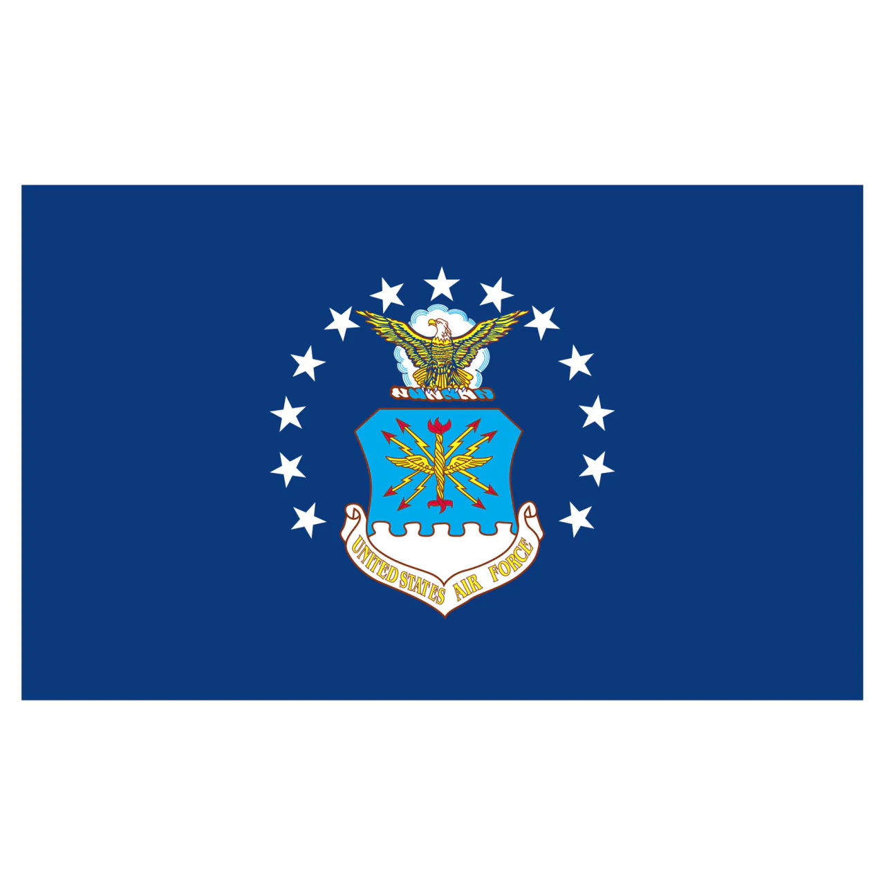 US Air Force Flag 4ft x 6ft Heavy Duty Spun Polyester