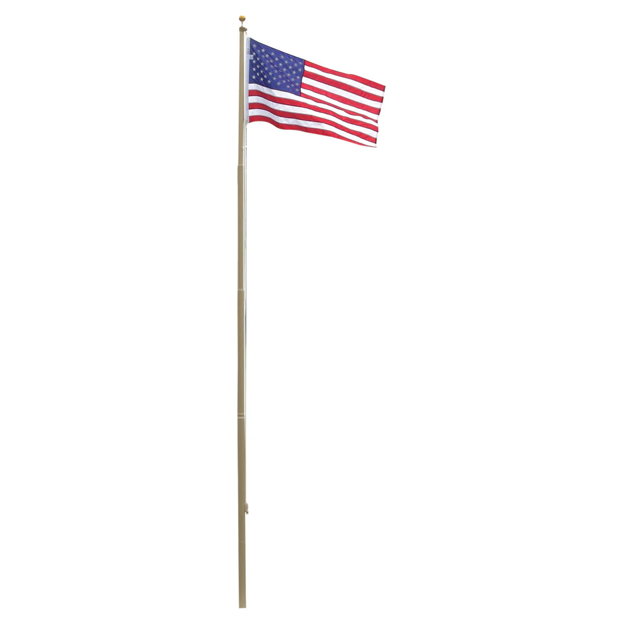 Super Tough 20ft Aluminum Sectional Residential Flagpole Kit - Image 3