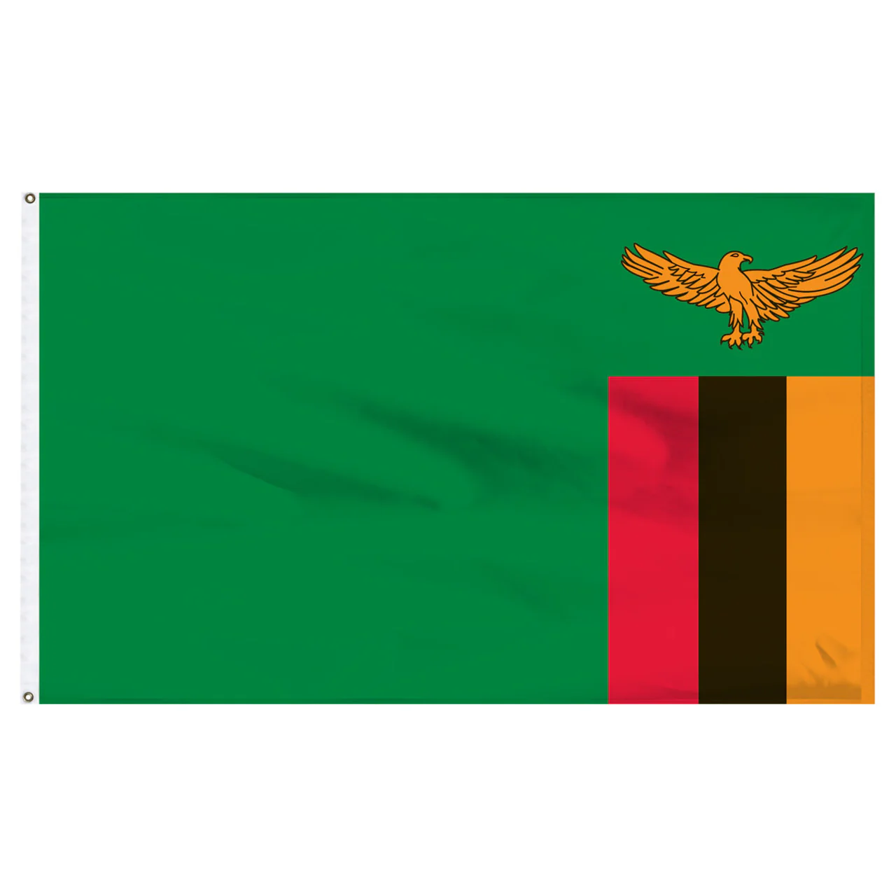 Zambia 4ft x 6ft Nylon Flag